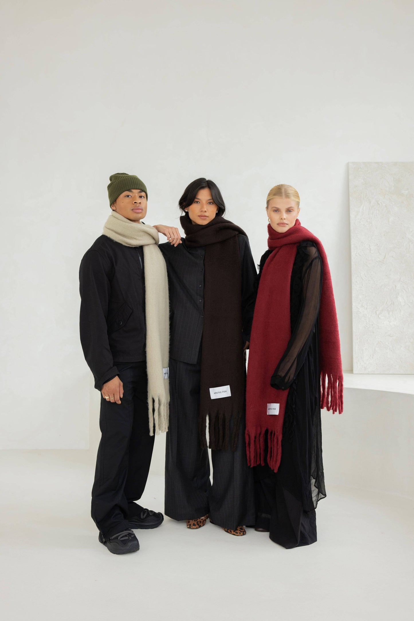 The Reykjavik Scarf - 100% Recycled - Burgundy