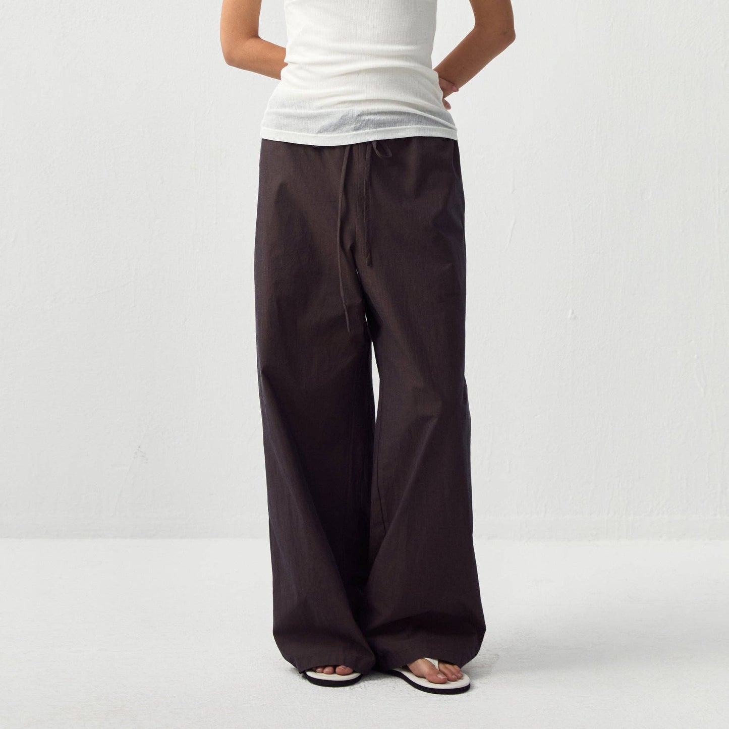 Relaxed Straight-Leg Cotton Trousers