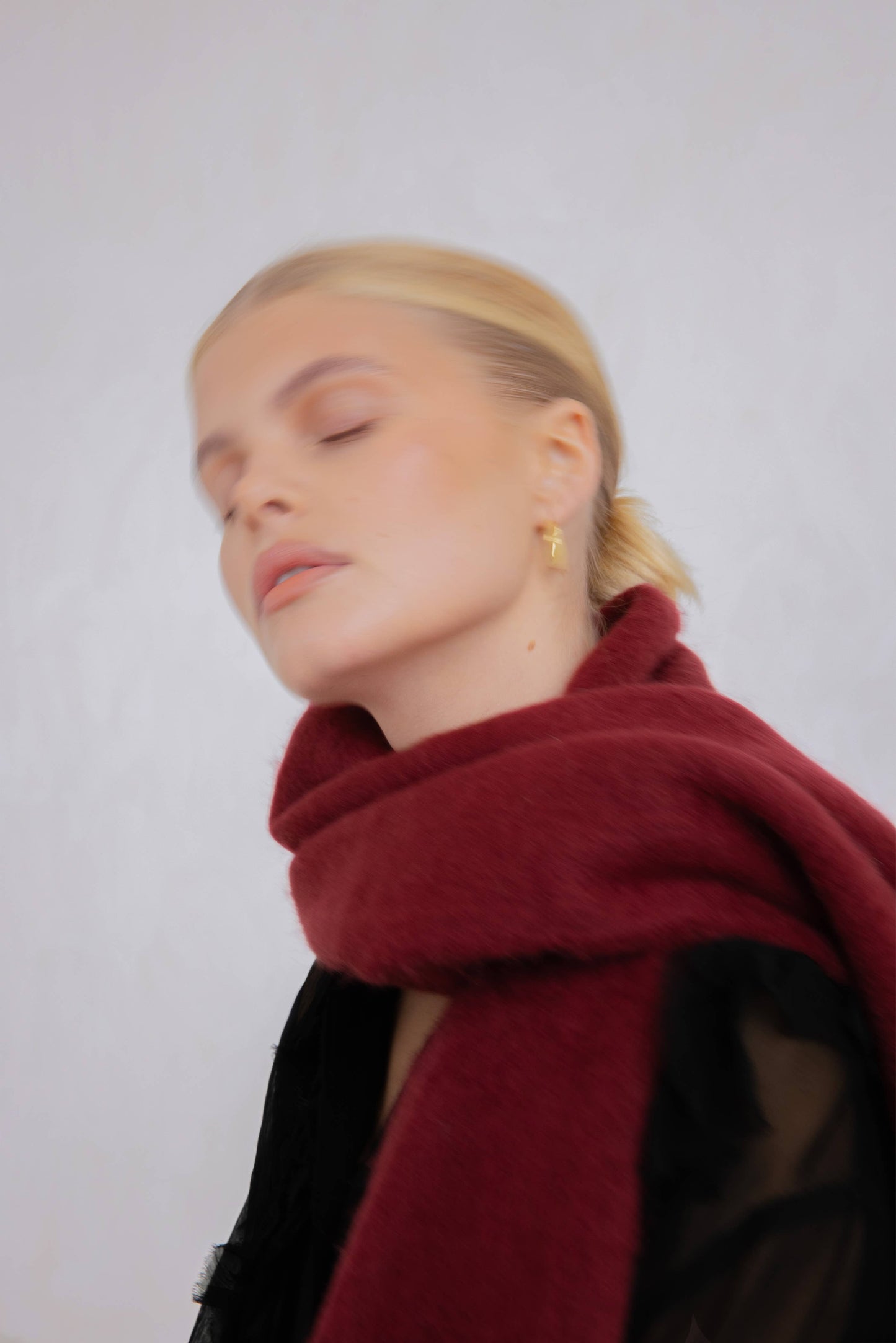 The Reykjavik Scarf - 100% Recycled - Burgundy