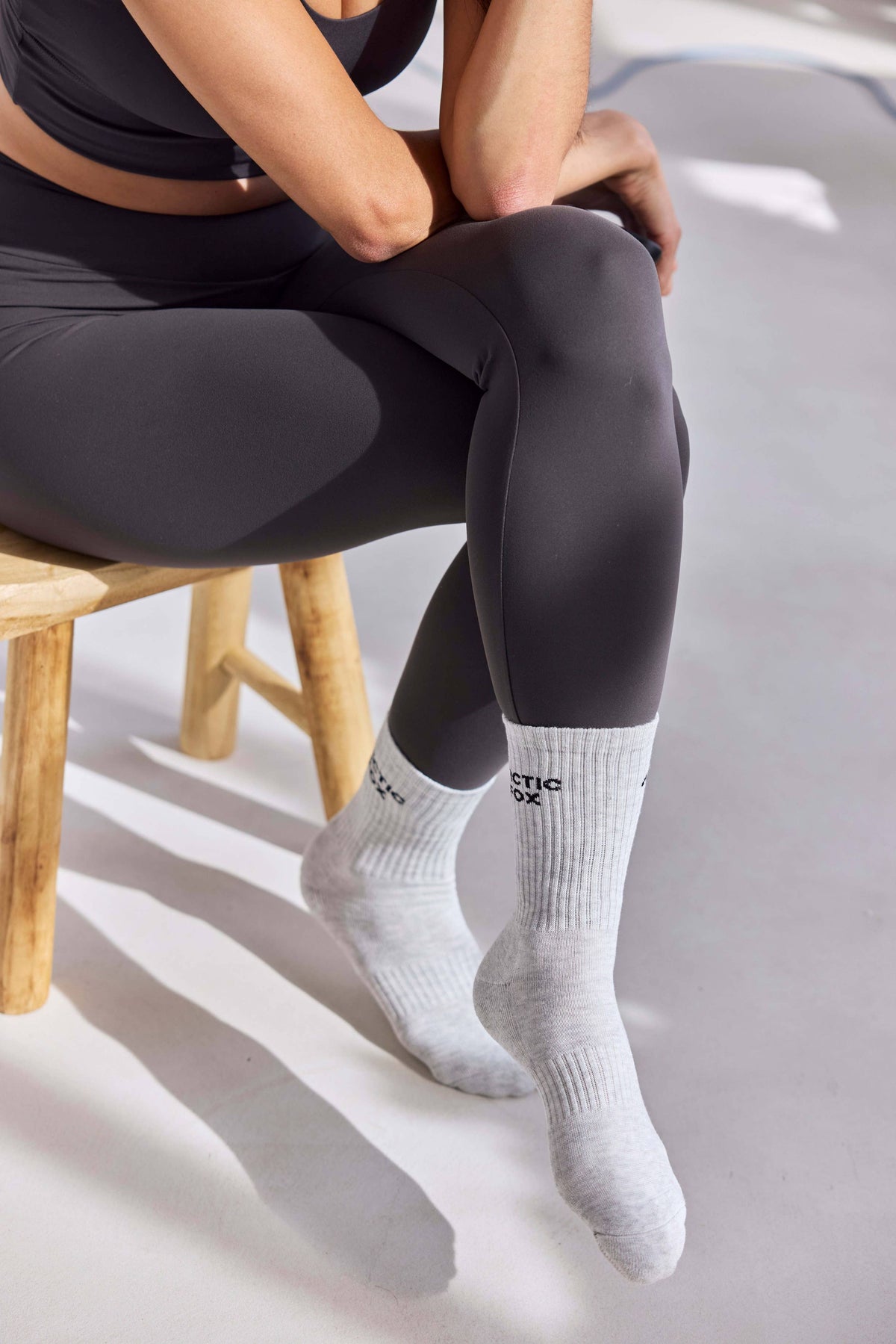 Sporty Socks - 100% Bamboo - Black - AW26