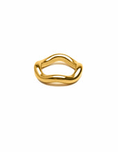 Load image into Gallery viewer, Gold Chunky Irregular Band Ring, Waterproof
