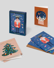 Load image into Gallery viewer, Daria Solak Christmas Card Set - Pack of 12
