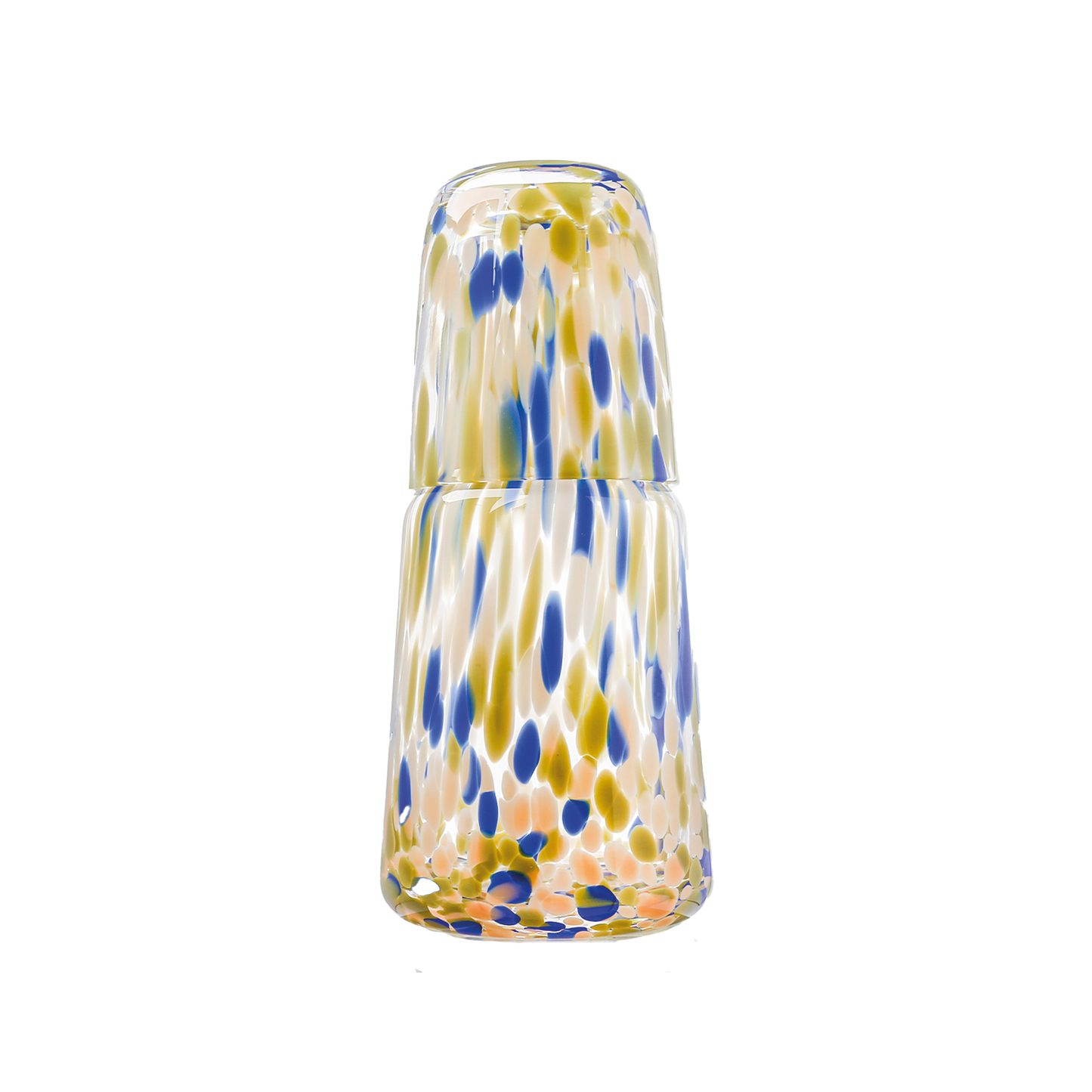 Blue speckled night service