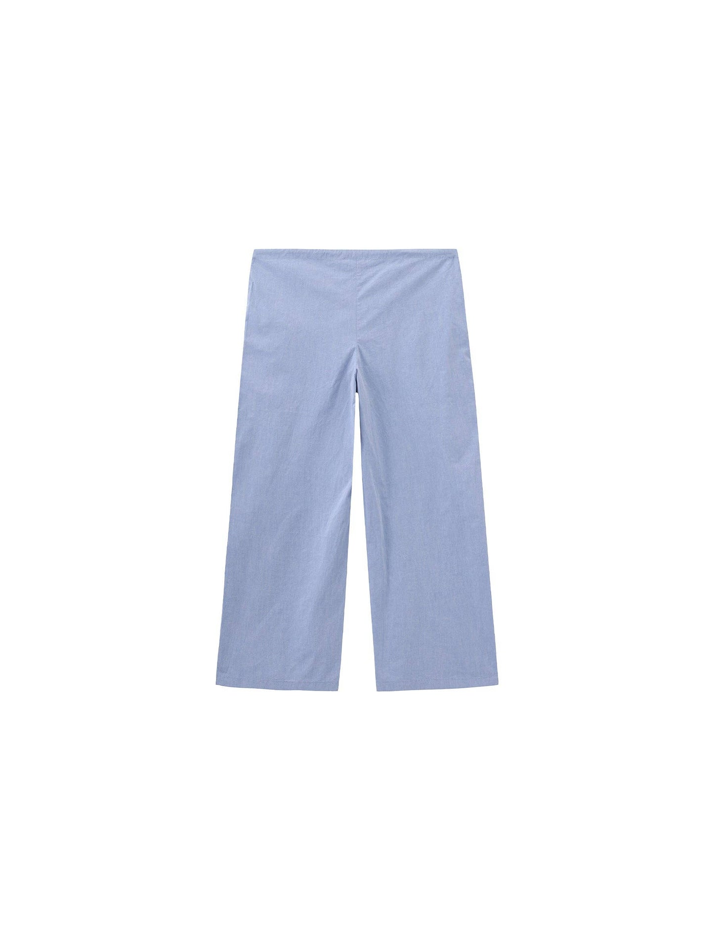 Relaxed Straight-Leg Cotton Trousers