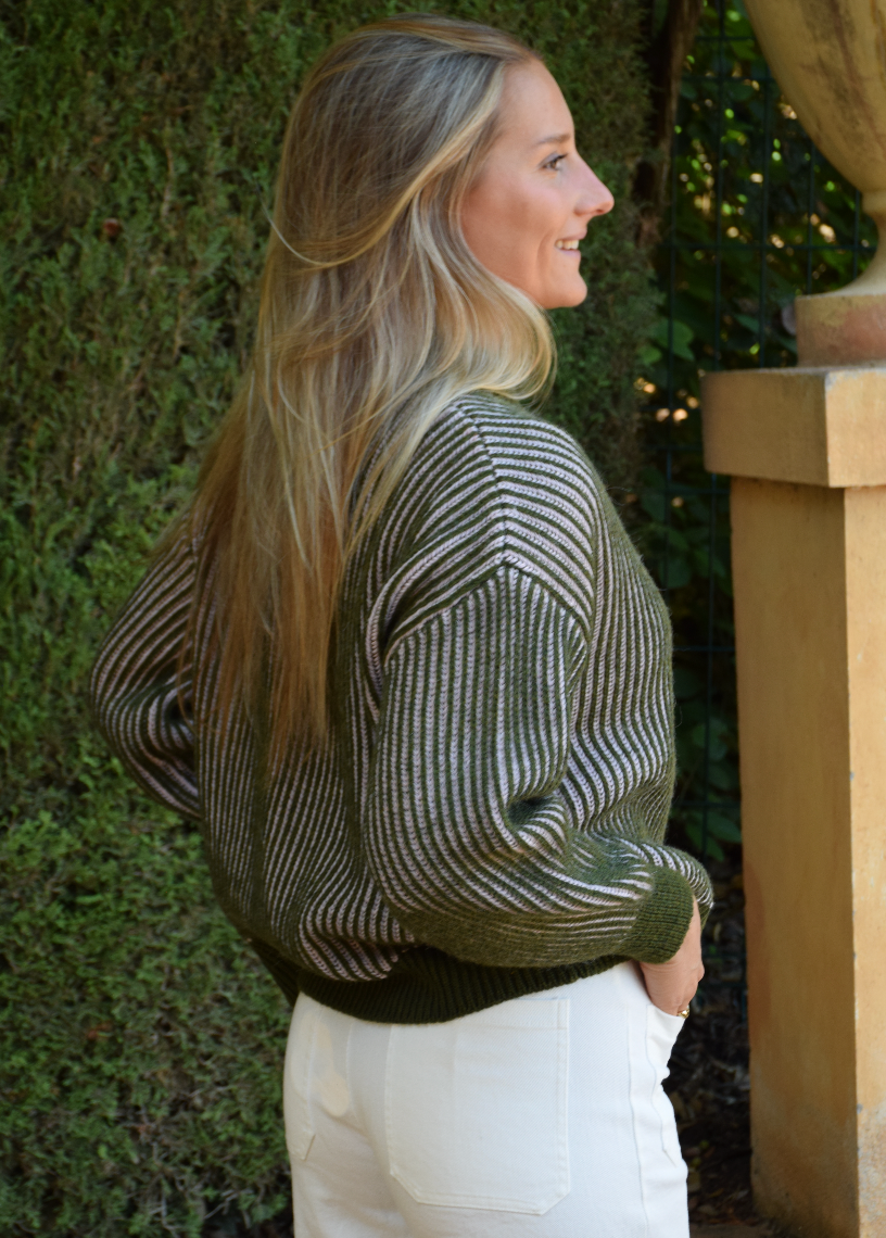 Emma Khaki and Pink Jersey: M