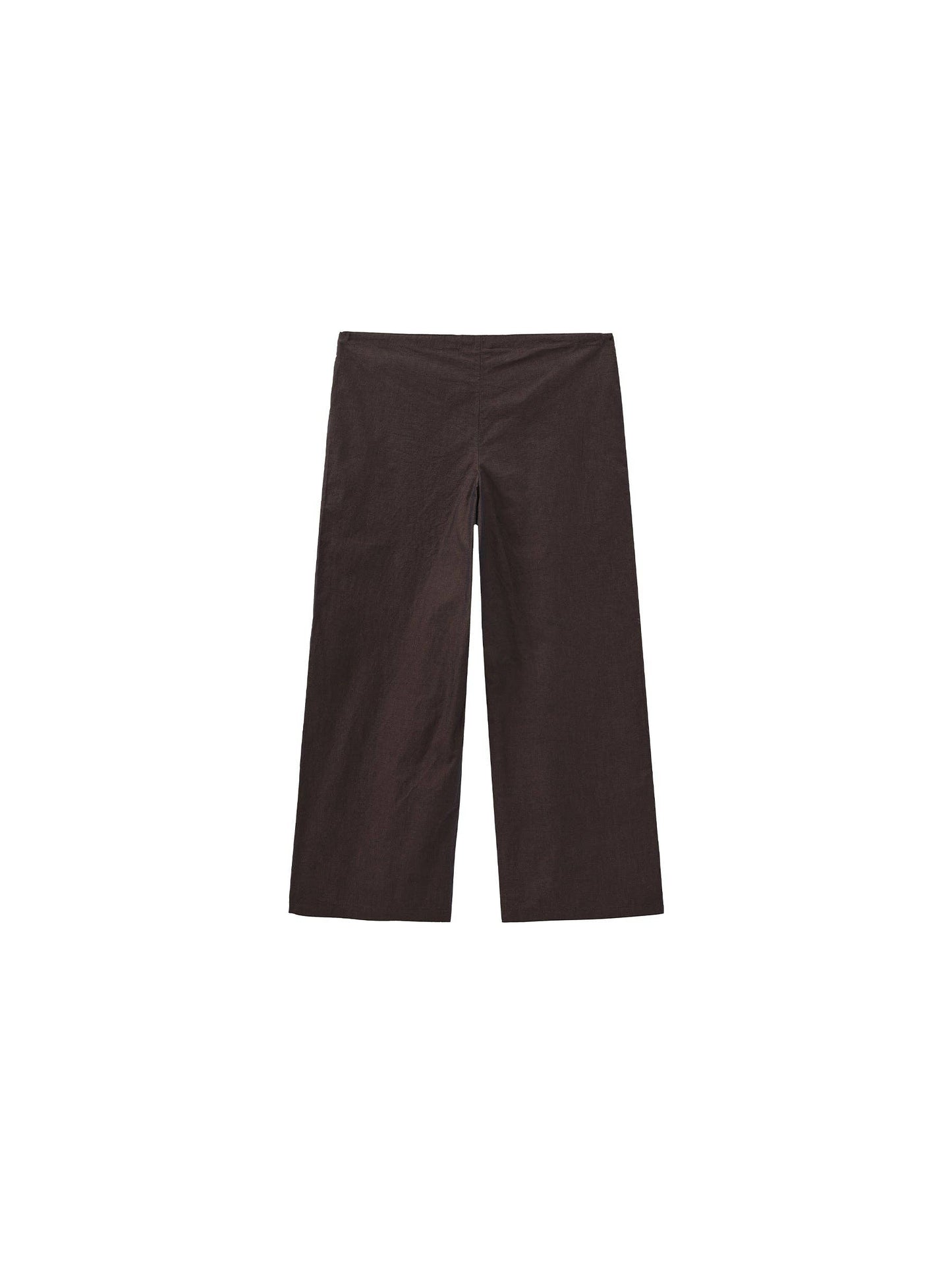 Relaxed Straight-Leg Cotton Trousers
