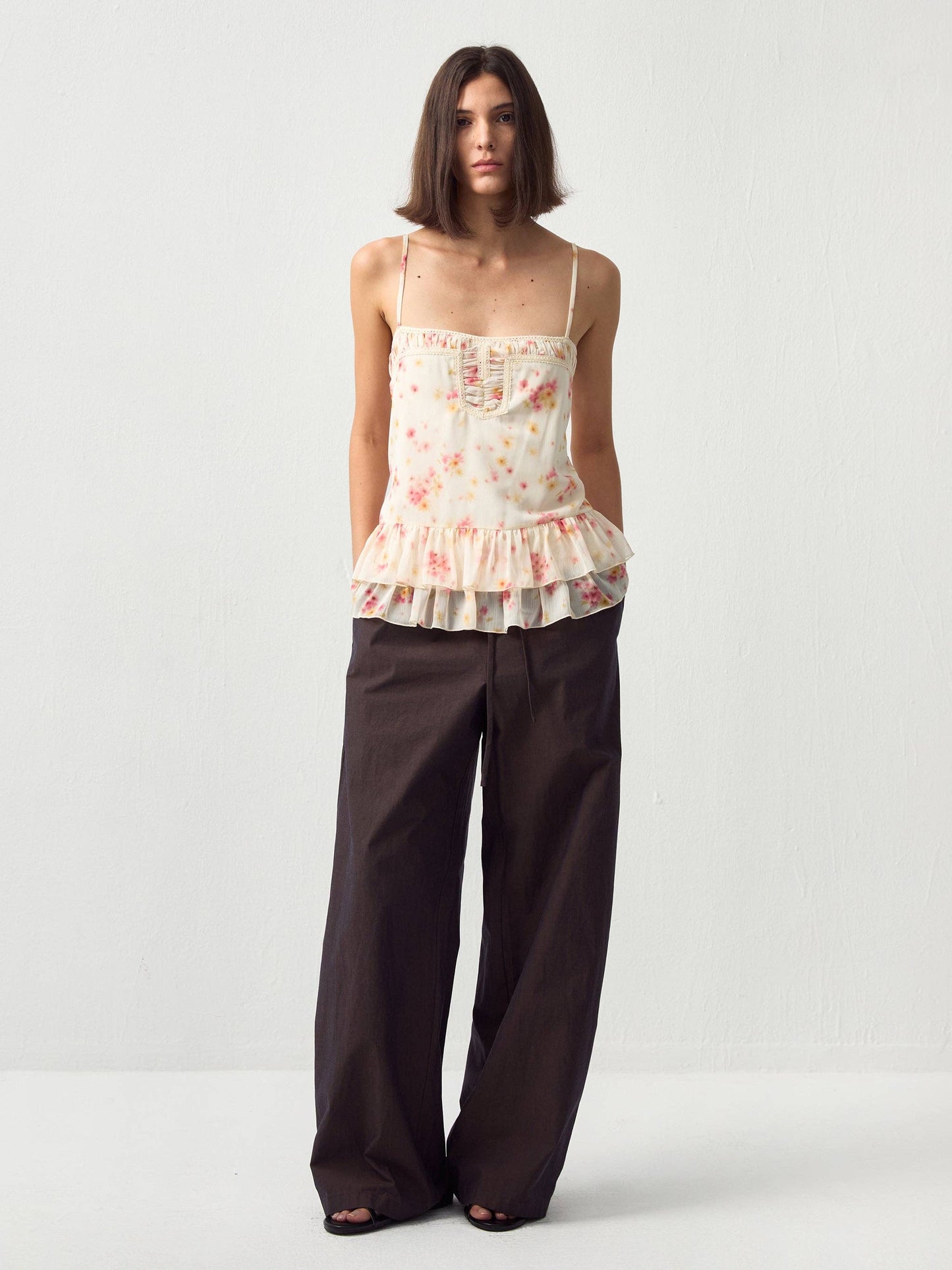 Relaxed Straight-Leg Cotton Trousers