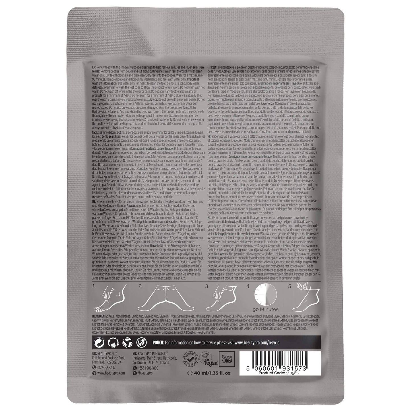 FOOT & CALLUS PEEL with over 16 Botanical & Fruit extracts