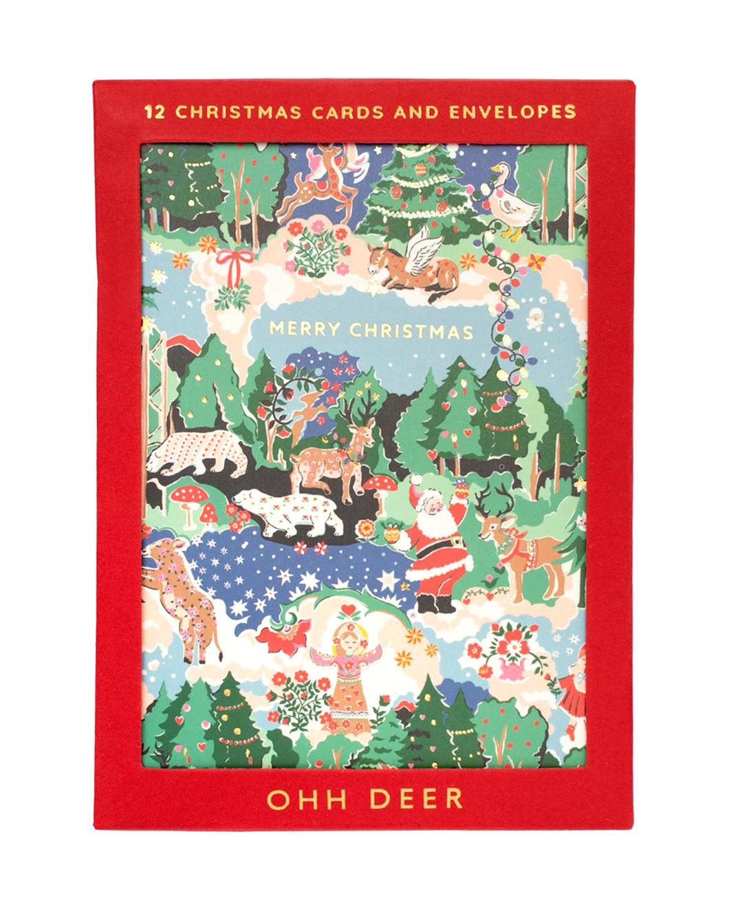 Cath Kidston Christmas Card Set - Pack of 12