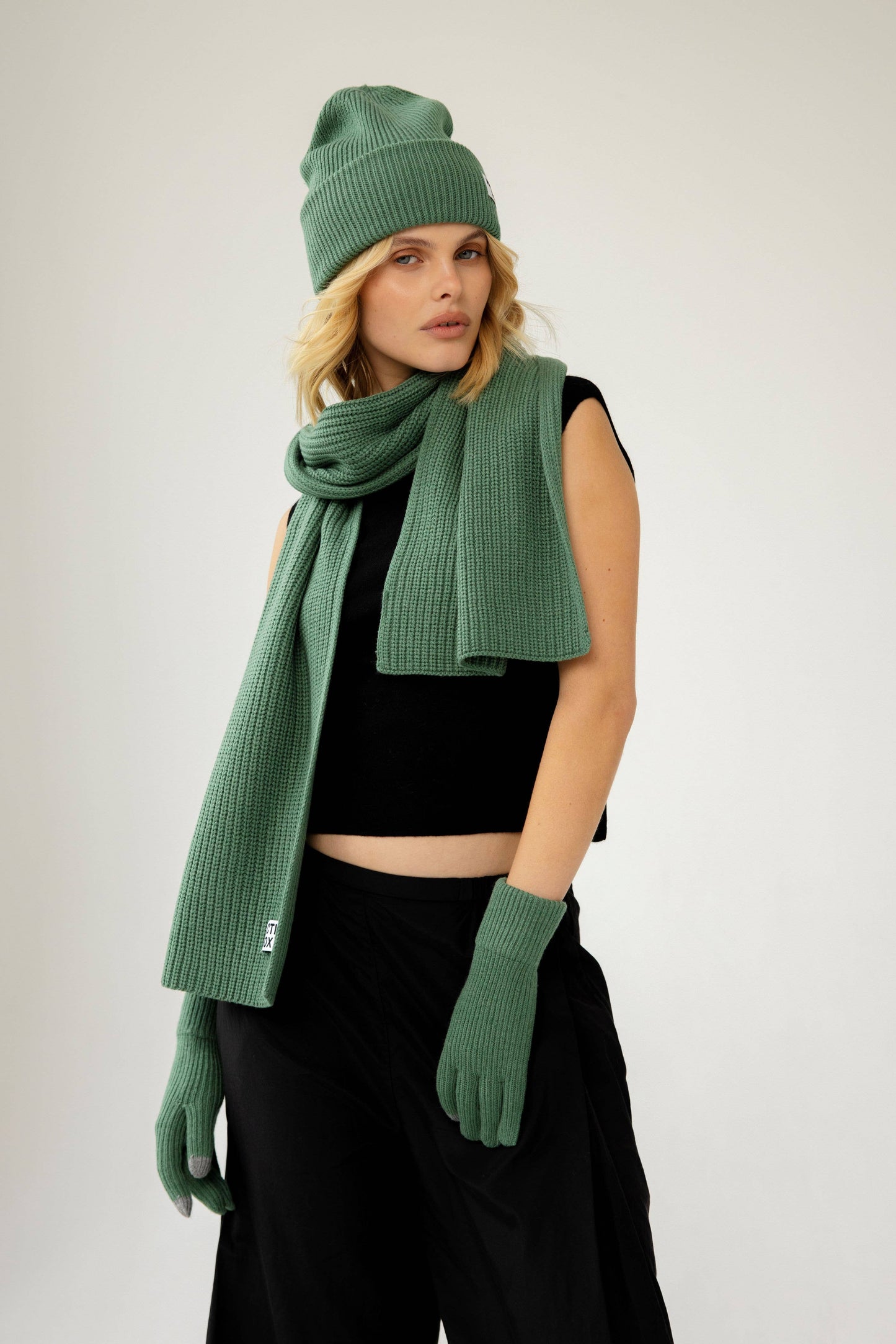 Recycled Bottle Beanie - Forest Fern - AW25