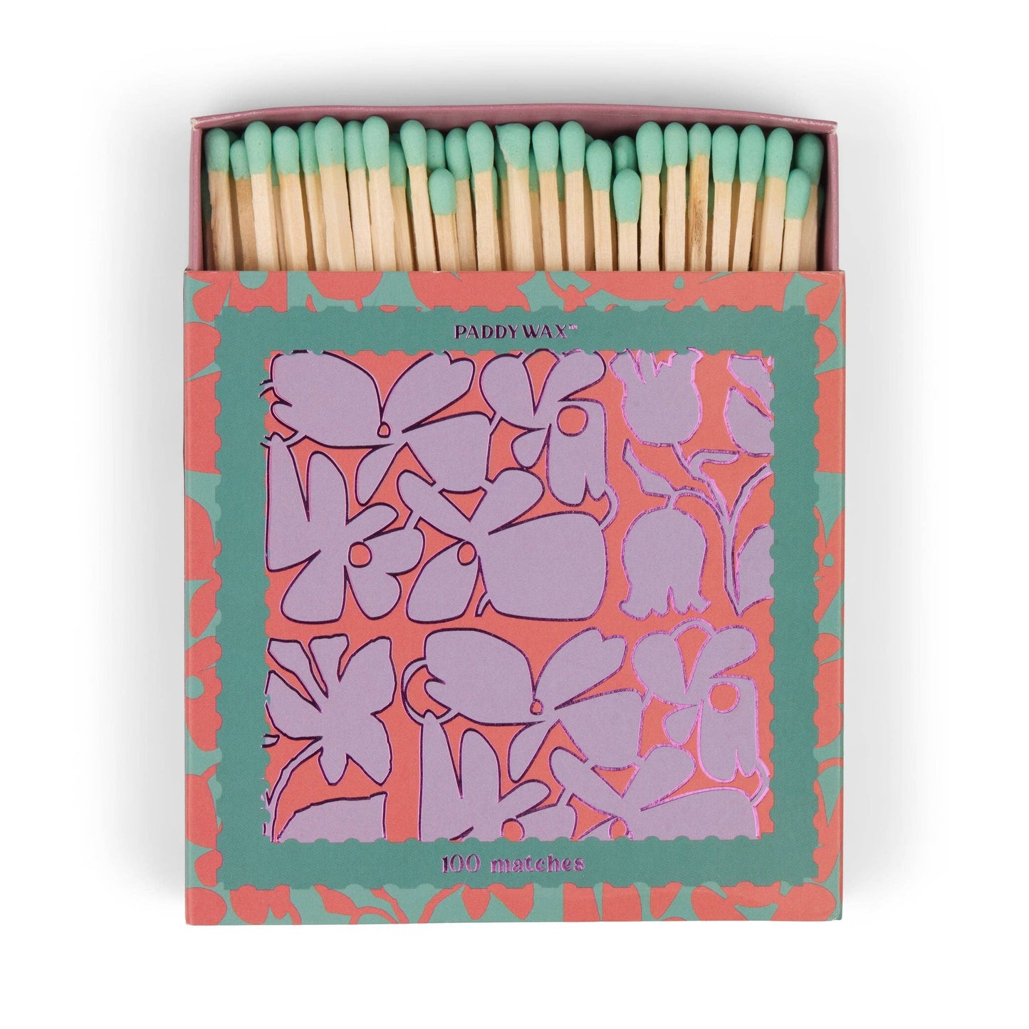 Paddywax Jumbo Boxed Matches - Abstract Floral