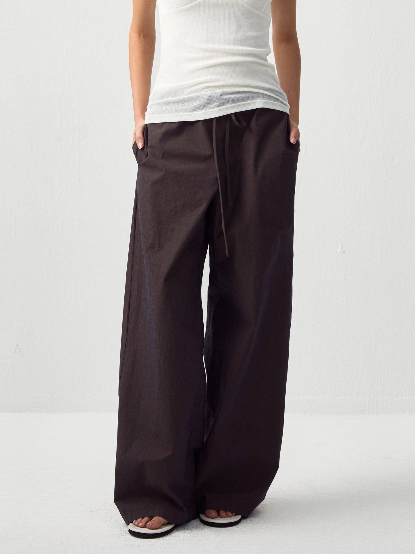 Relaxed Straight-Leg Cotton Trousers