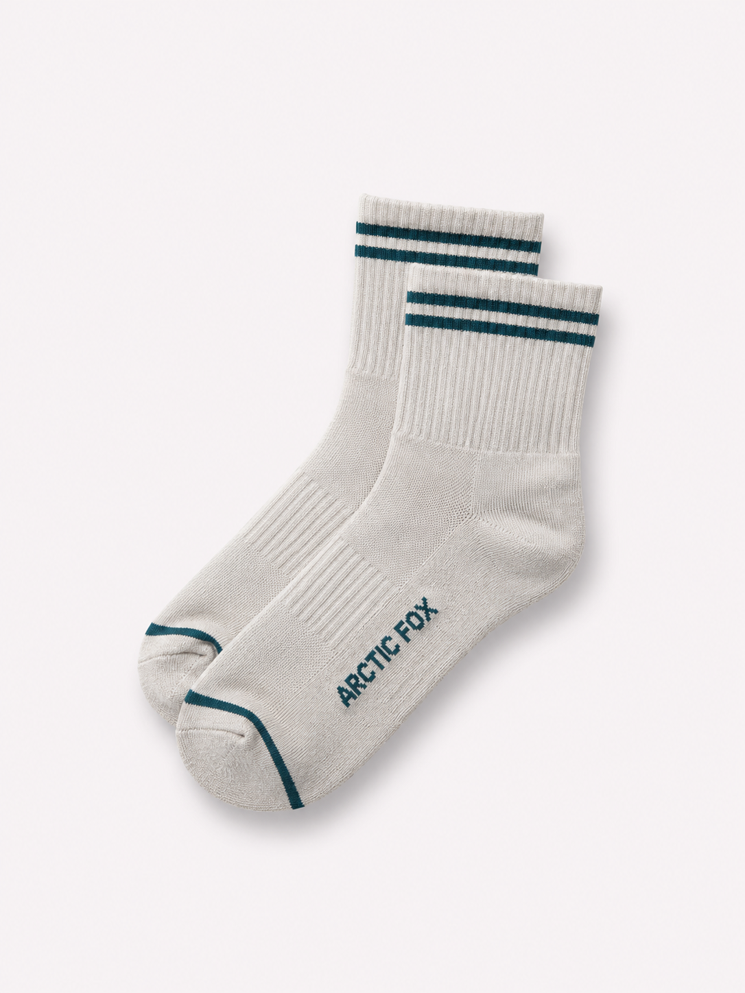 Striped Sock - 100% Bamboo - Grey Melange - AW26