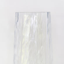 Load image into Gallery viewer, Glass Vase Clear Ripple Tall
