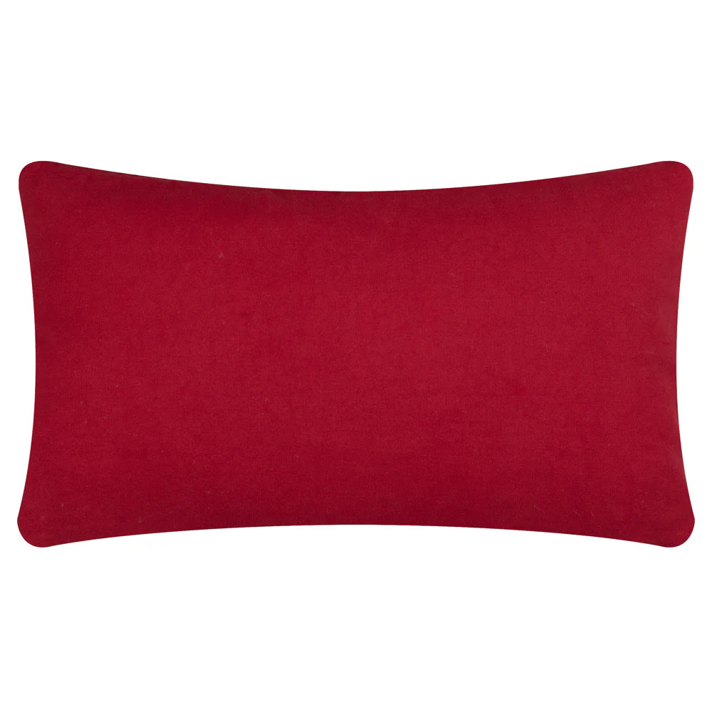 Candy Fa La La Tufted Cushion Red/White