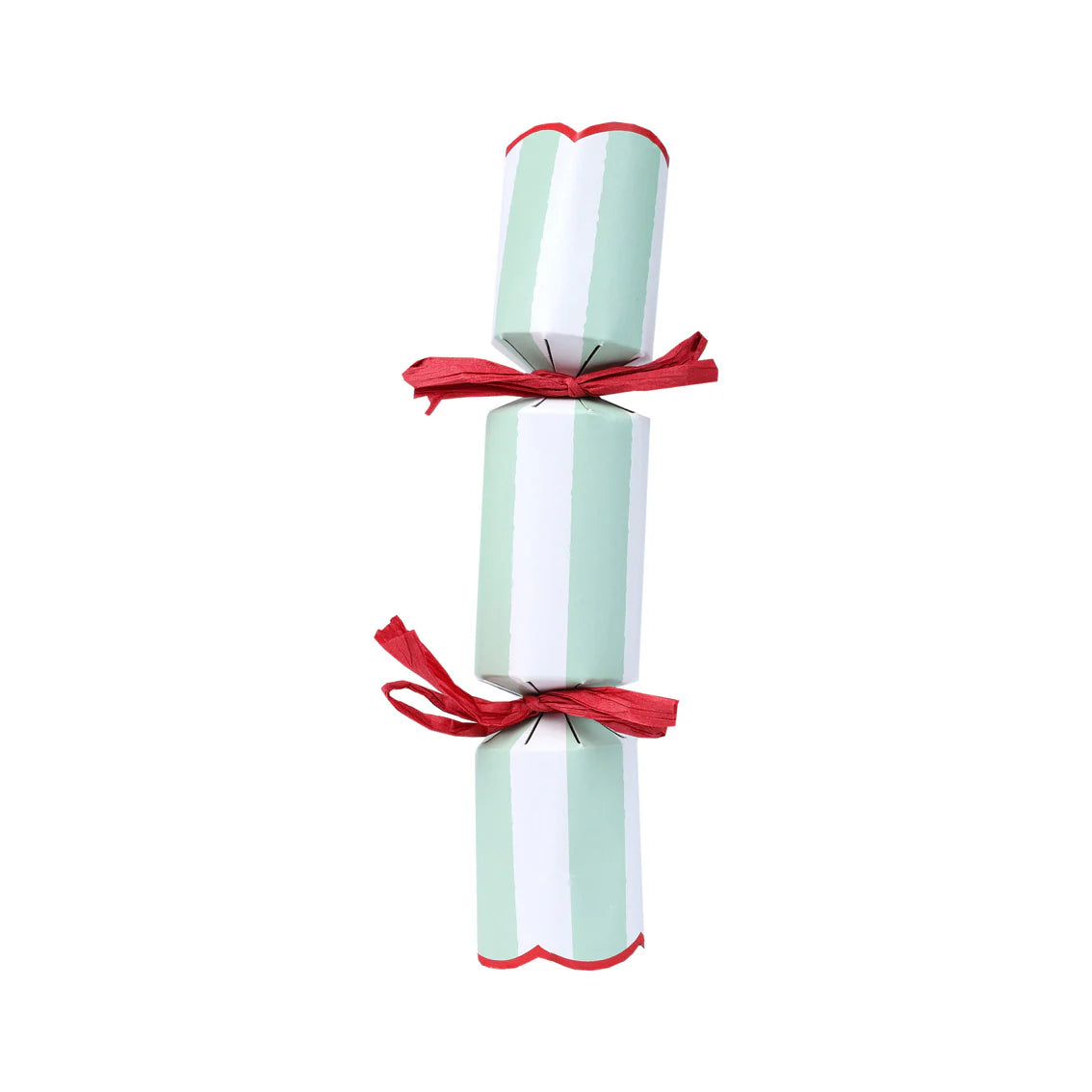 Striped Christmas Mini Crackers – 6 Pack