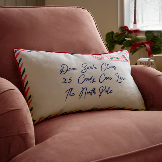Dear Santa Printed Reversible Cushion