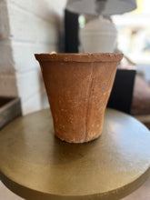 Load image into Gallery viewer, Small Antiqued Red Stone Pot
