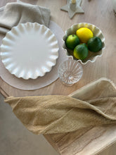 Load image into Gallery viewer, White Ruffled Ceramic Bowl
