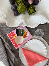Load image into Gallery viewer, Set of 4 Coral Linen Napkins
