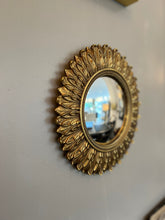 Load image into Gallery viewer, Round Gold Wall Mirror
