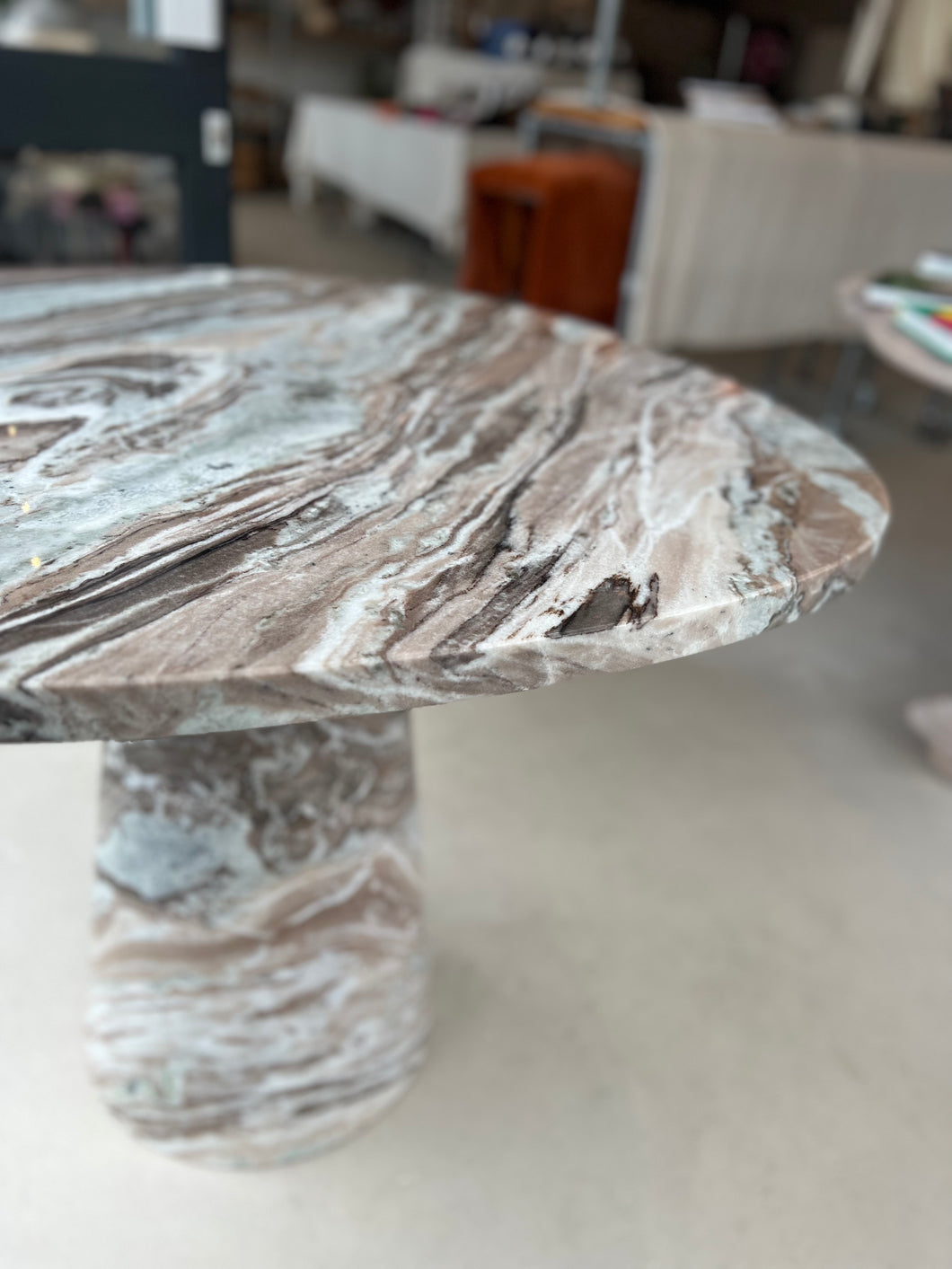 Ravenna Solid Marble Dining Table