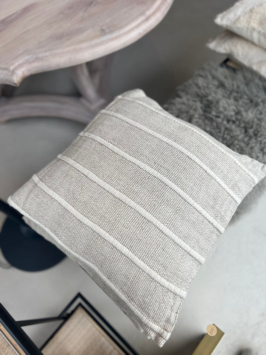 Natural Stripe Cushion