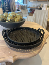 Load image into Gallery viewer, Black Rattan Trays
