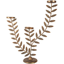 Load image into Gallery viewer, Stem Leaf Candle Holder
