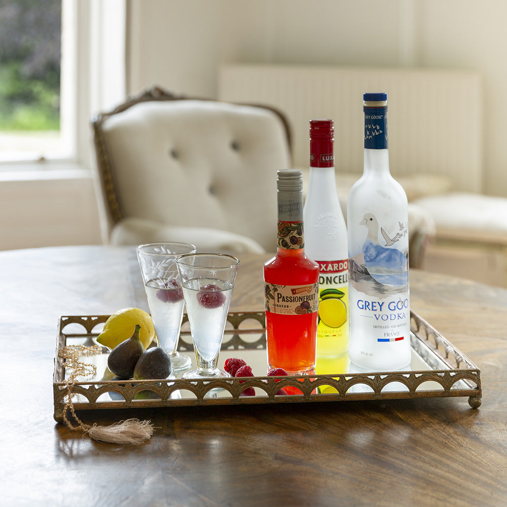 Ornate Mirror Tray