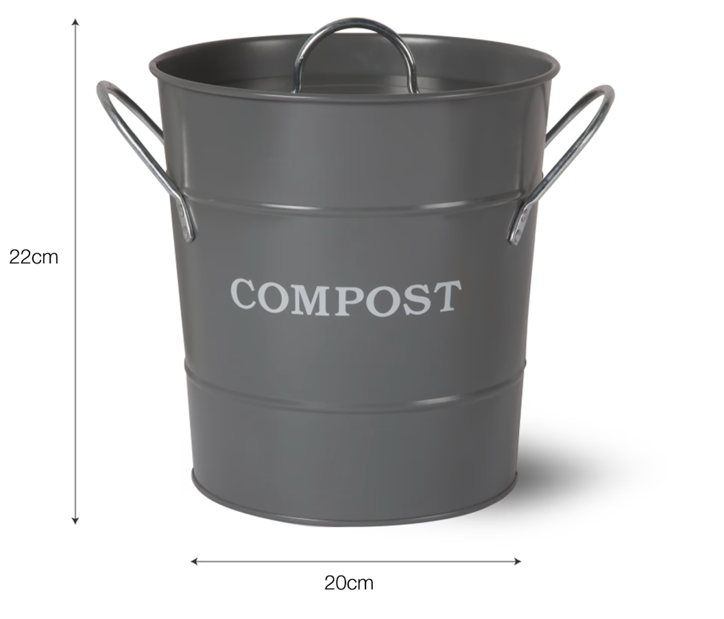 Compost Bin in Charcoal