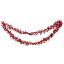 Load image into Gallery viewer, Multi-coloured Upcycled Cotton Fabric Tinsel

