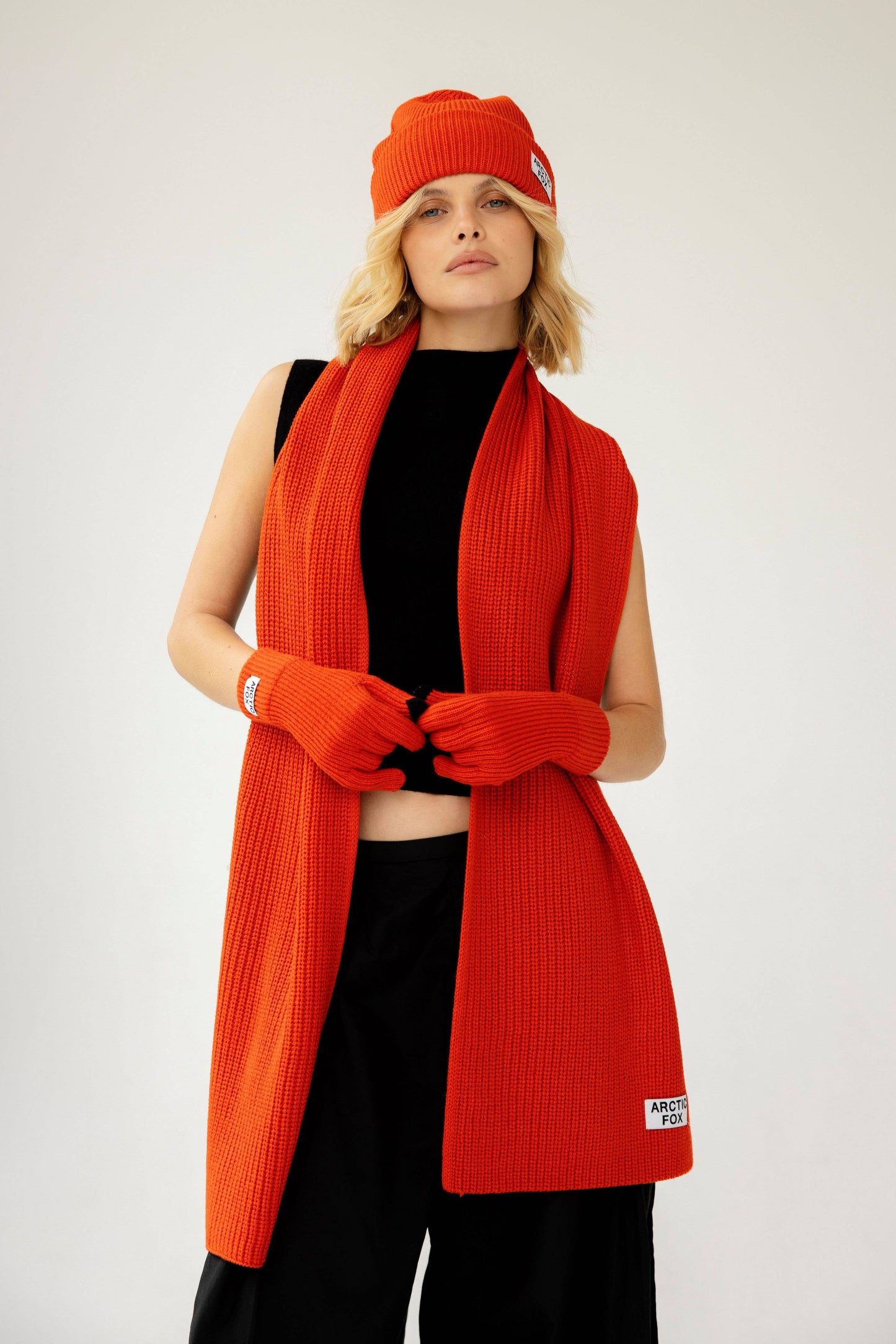 Recycled Bottle Beanie - Sunkissed Coral - AW25