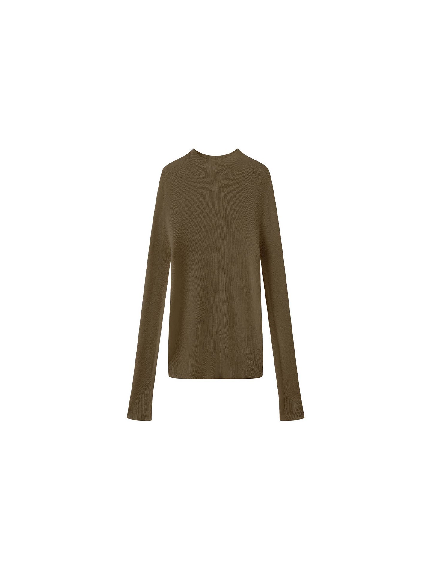 Merino Wool Turtleneck Knitwear Jumper