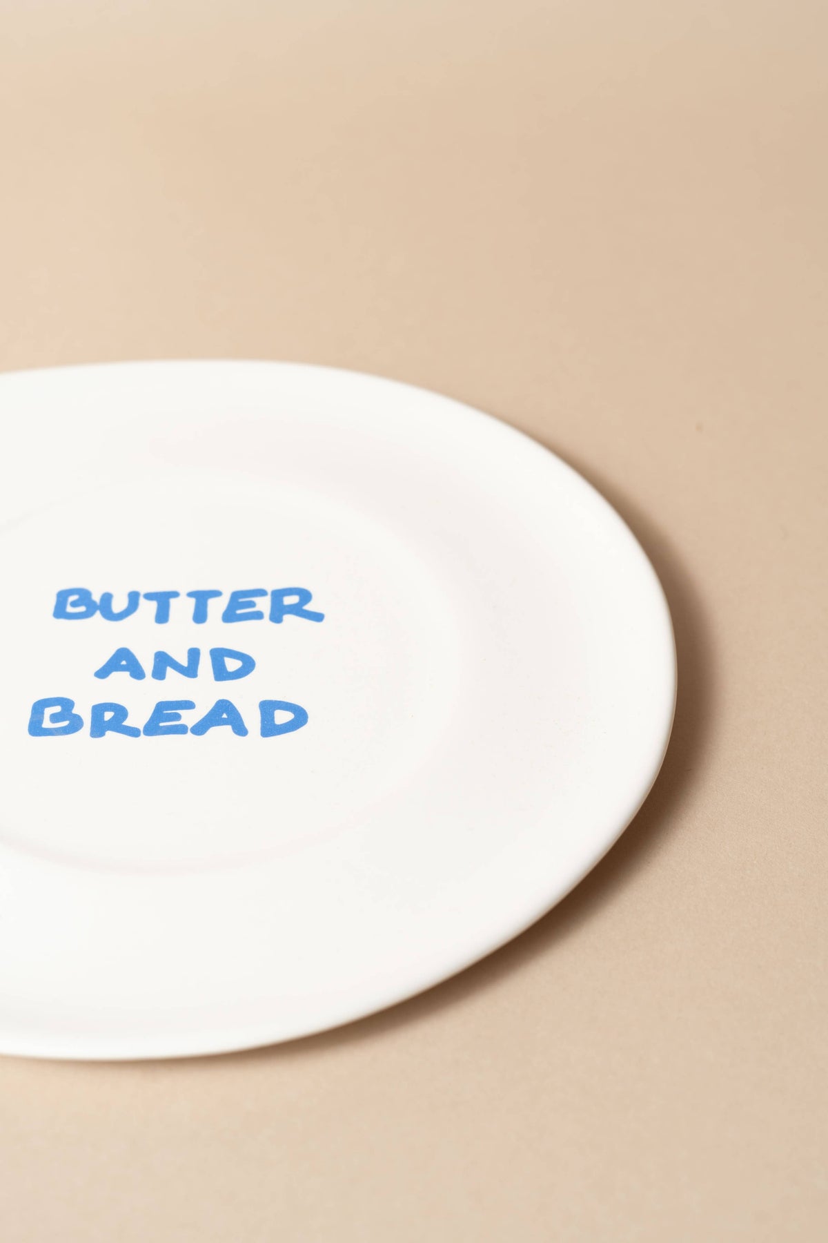 Butter and bread plate