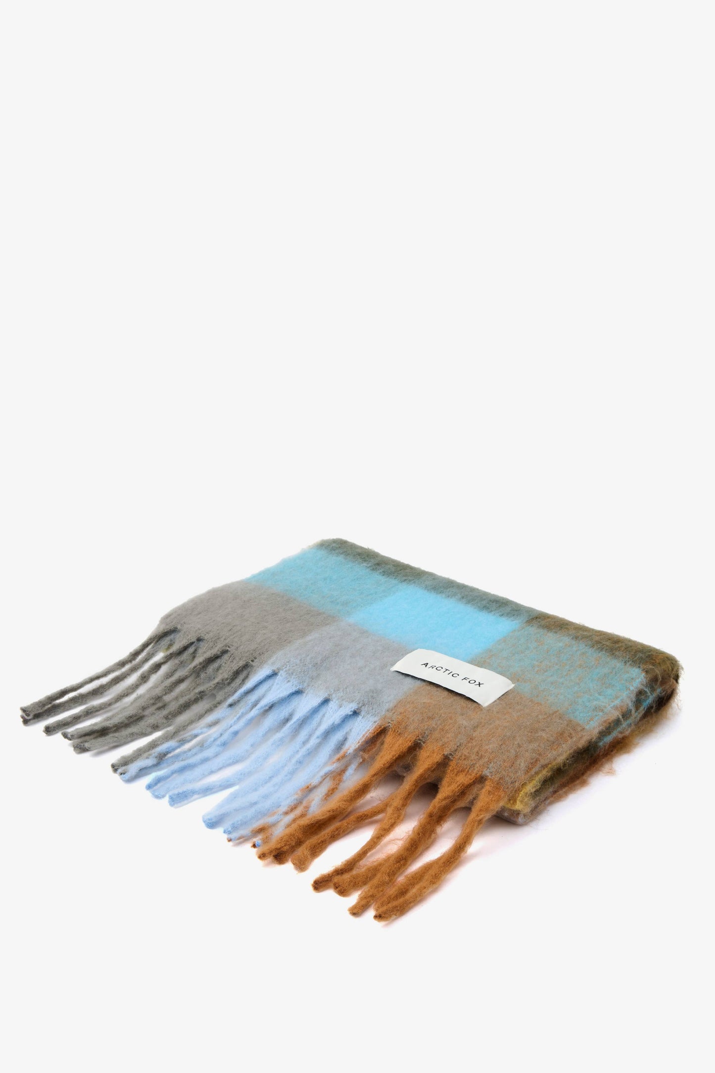 The Reykjavik Scarf - 100% Recycled - Blue/Orange