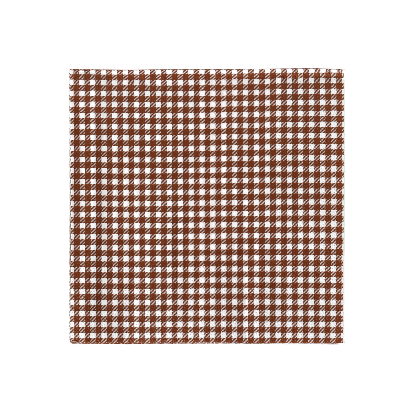 Brown paper napkins x20