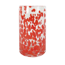 Load image into Gallery viewer, Orange Leopard Tube Vase
