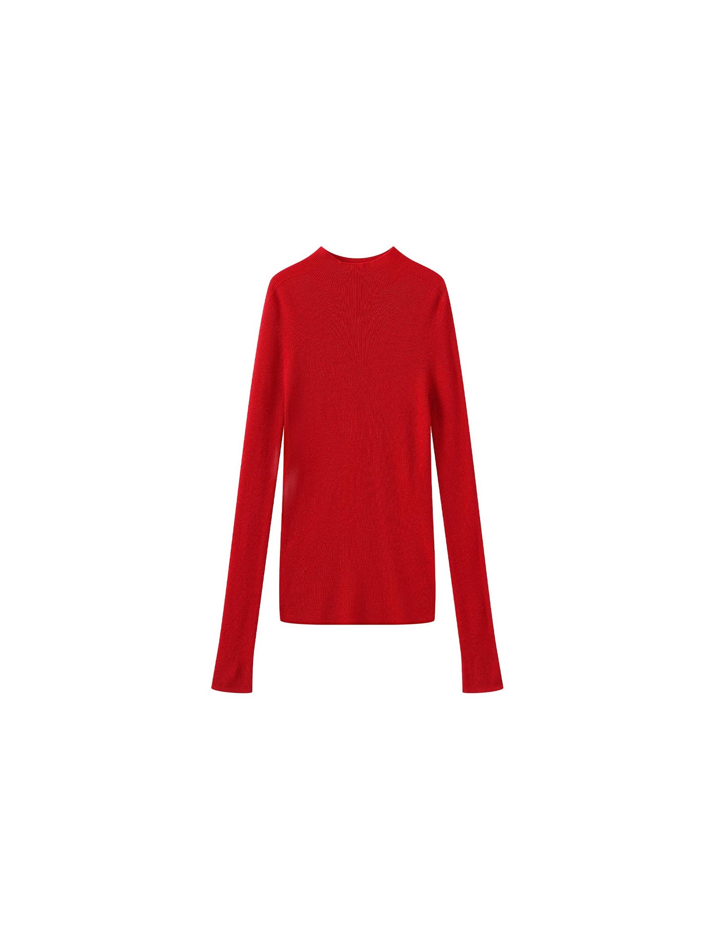 Merino Wool Turtleneck Knitwear Jumper
