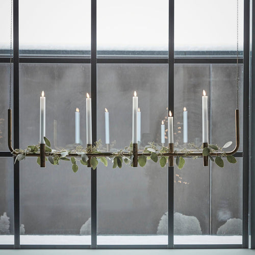 Antique Brass Hanging Candle Holder - MarramTrading.com