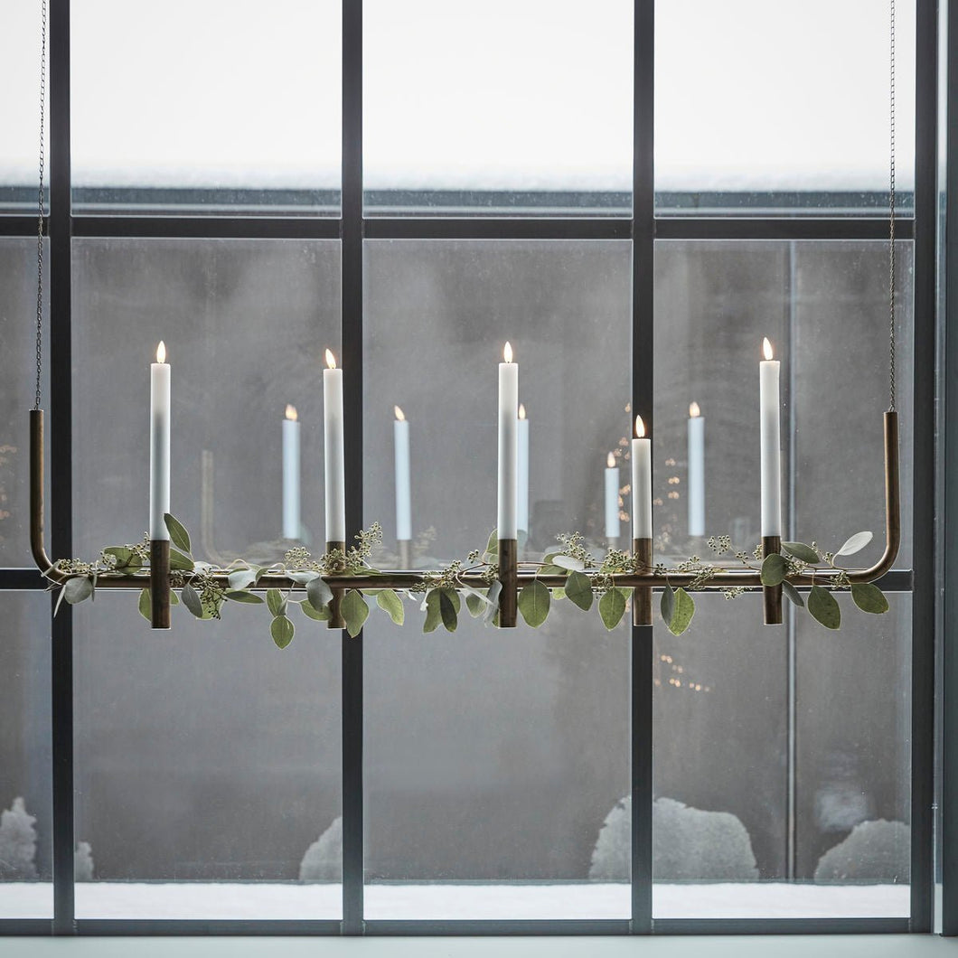 Antique Brass Hanging Candle Holder - MarramTrading.com
