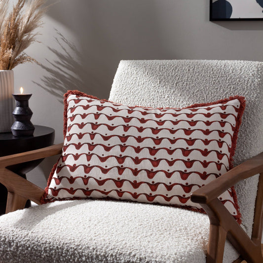 Avery Cushion Chestnut Red - MarramTrading.com