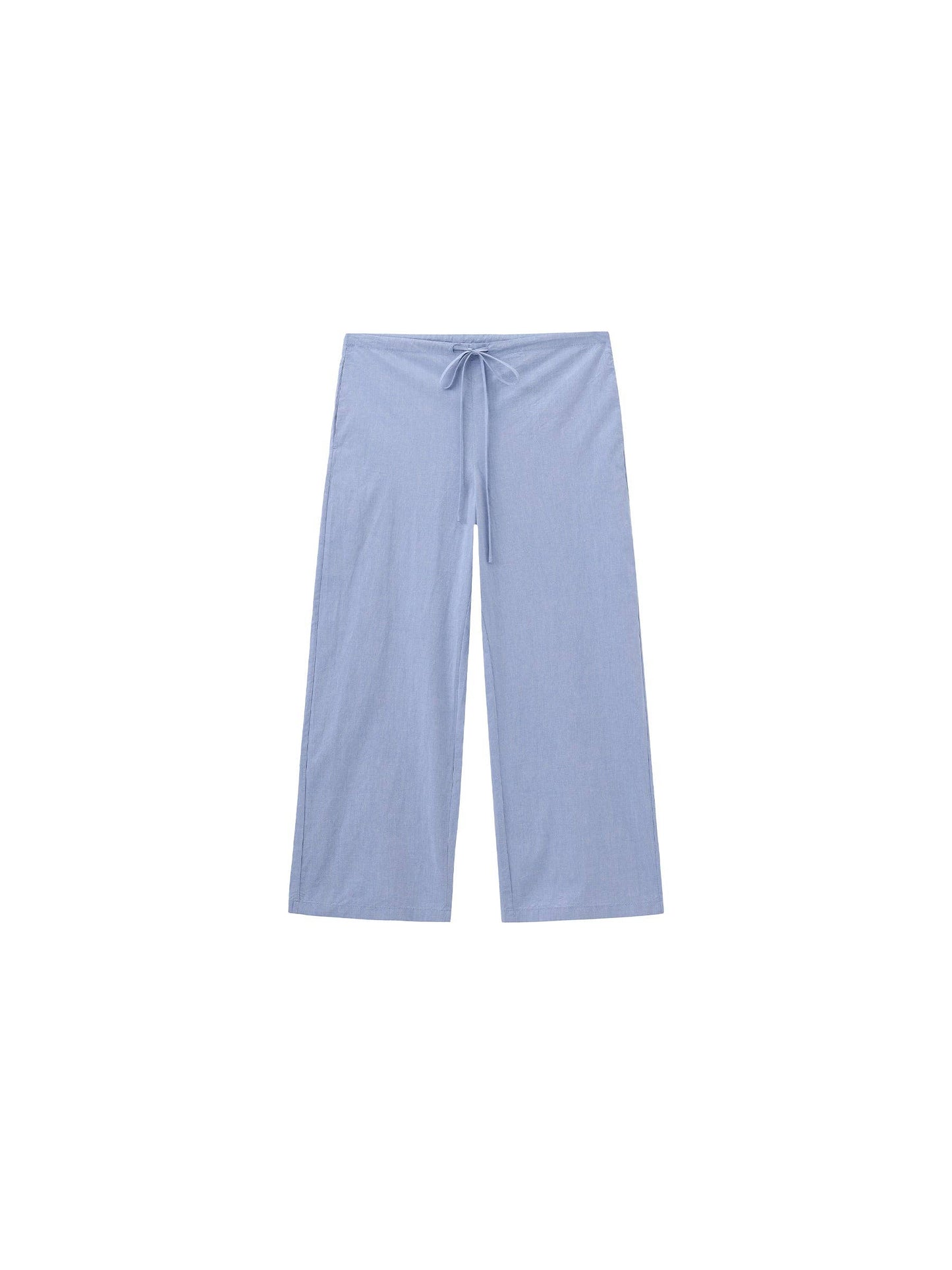 Relaxed Straight-Leg Cotton Trousers
