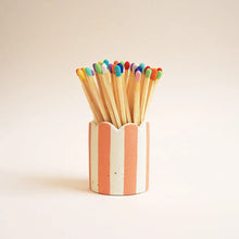 Load image into Gallery viewer, Stripy Match Stick Holders
