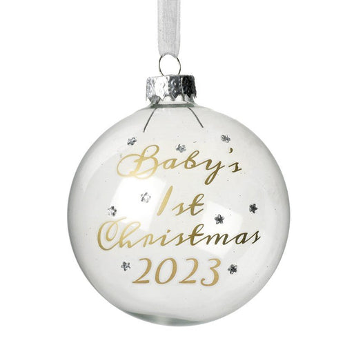 baby's First Christmas Bauble - MarramTrading.com