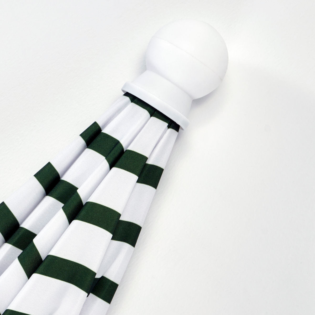 Beach/Garden Umbrella - Green/White Stripe - MarramTrading.com