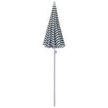 Load image into Gallery viewer, Beach/Garden Umbrella - Green/White Stripe - MarramTrading.com
