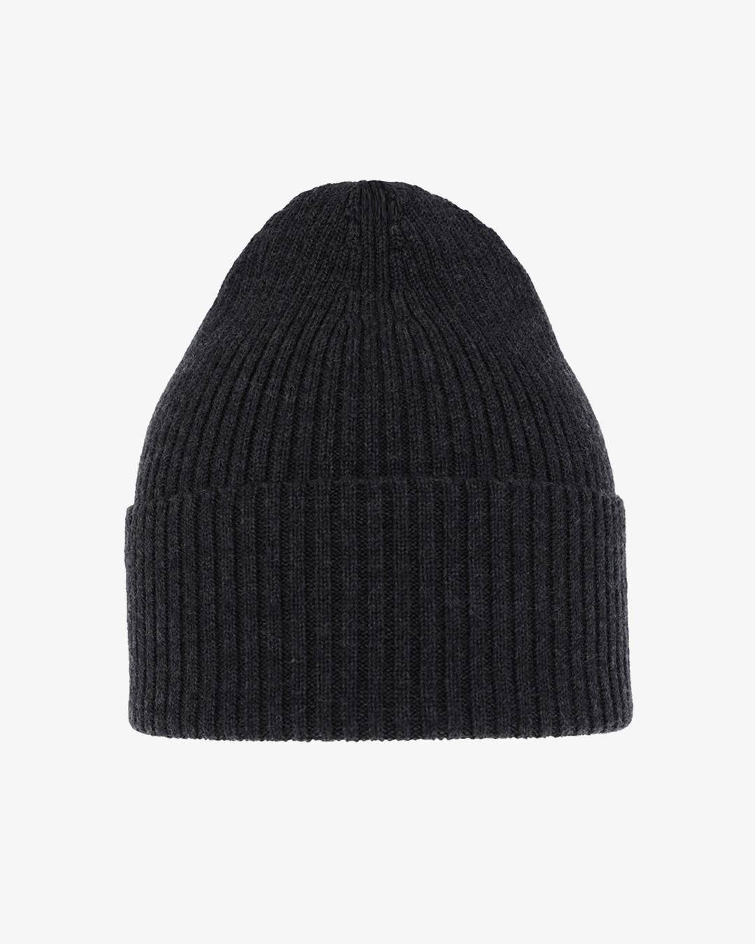 Beanie in merino wool - Dark Grey - MarramTrading.com