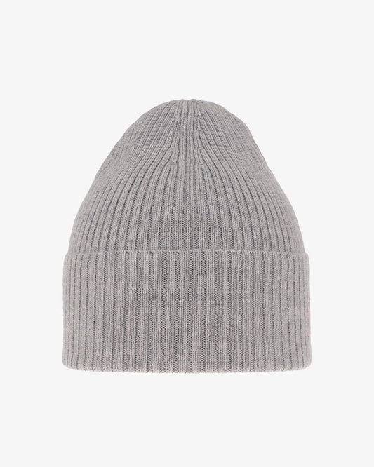Beanie in merino wool - Light grey - MarramTrading.com