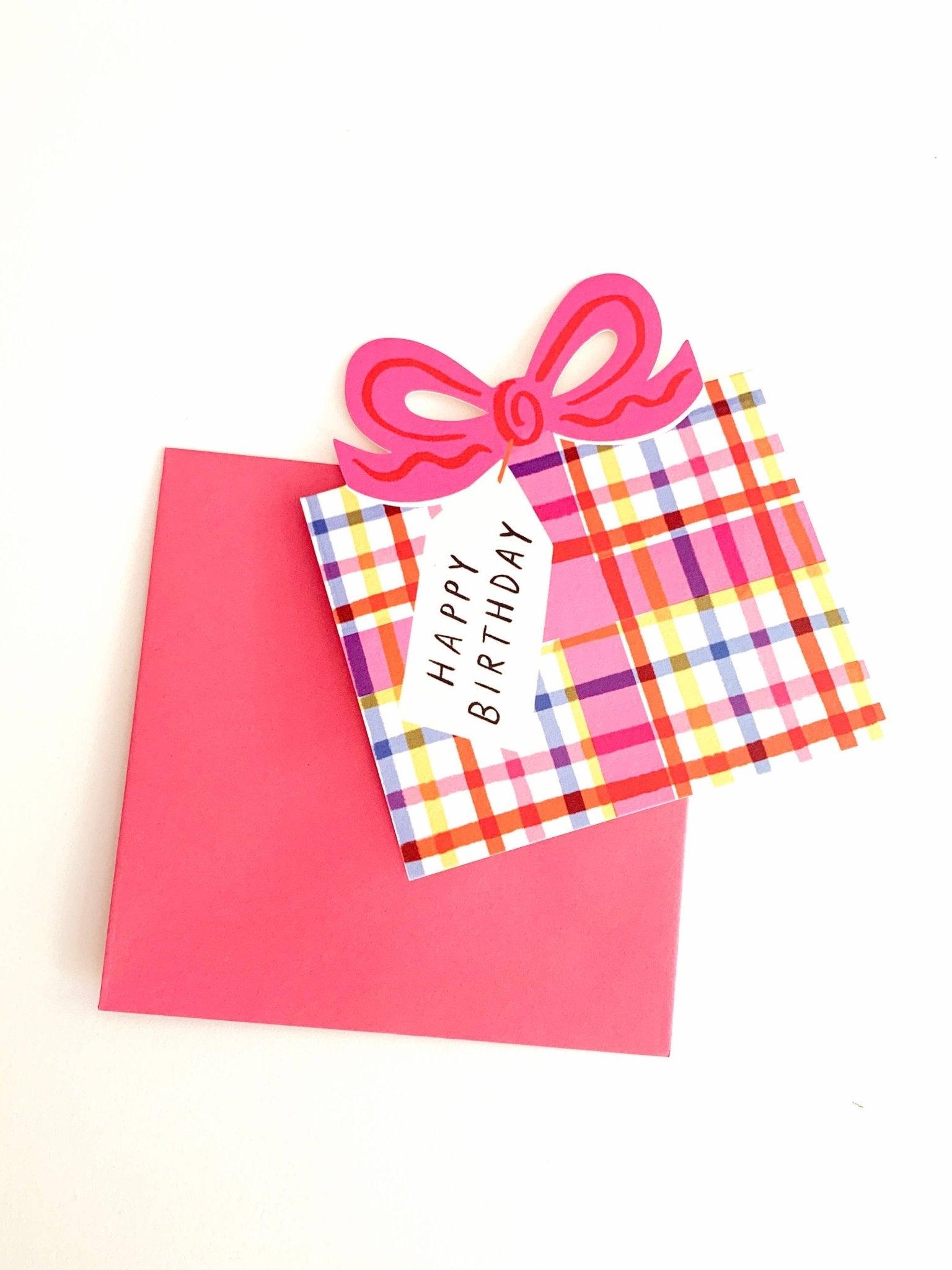 Birthday Bow Shaped Greeting Card - MarramTrading.com
